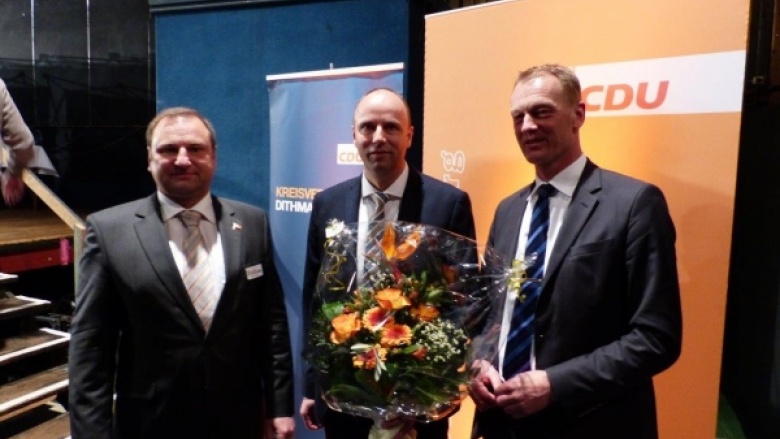 Volker Nielsen, Andreas Hein und Johannes Callsen